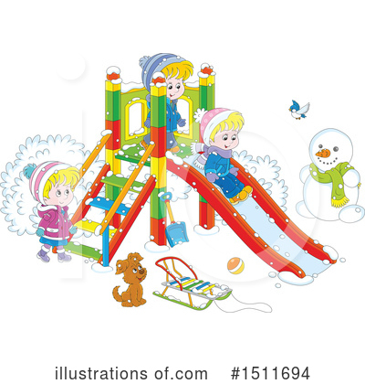 Royalty-Free (RF) Children Clipart Illustration by Alex Bannykh - Stock Sample #1511694