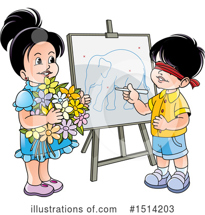 Royalty-Free (RF) Children Clipart Illustration by Lal Perera - Stock Sample #1514203