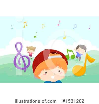 Music Notes Clipart #1531202 by BNP Design Studio