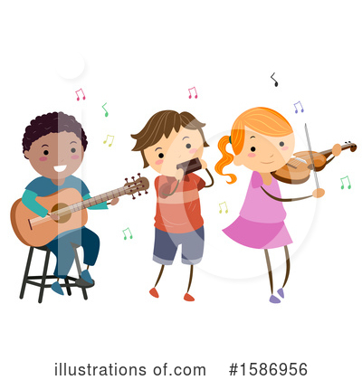 Music Band Clipart #1586956 by BNP Design Studio