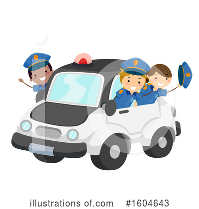 Police Car Clipart #1604643 by BNP Design Studio