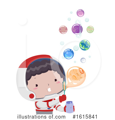 Blowing Bubbles Clipart #1615841 by BNP Design Studio