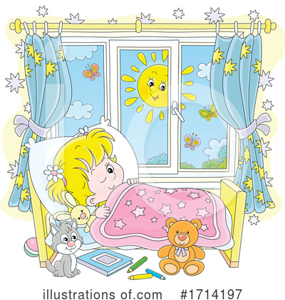 Bed Clipart #1714197 by Alex Bannykh