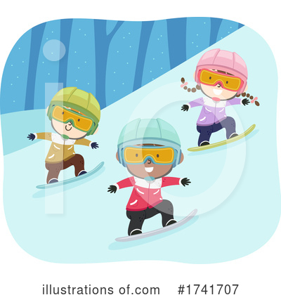 Snowboarding Clipart #1741707 by BNP Design Studio