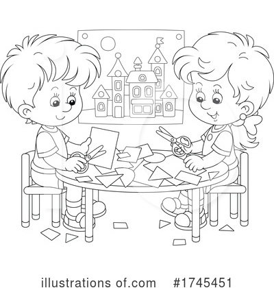 Royalty-Free (RF) Children Clipart Illustration by Alex Bannykh - Stock Sample #1745451