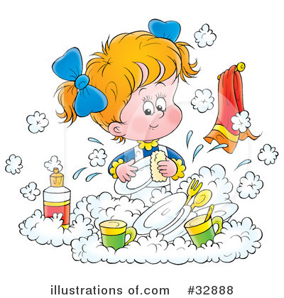 Royalty-Free (RF) Children Clipart Illustration by Alex Bannykh - Stock Sample #32888