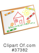 Childs Drawing Clipart #37382 by Prawny