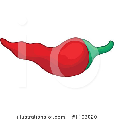 Red Chili Pepper Clipart #1193020 by visekart