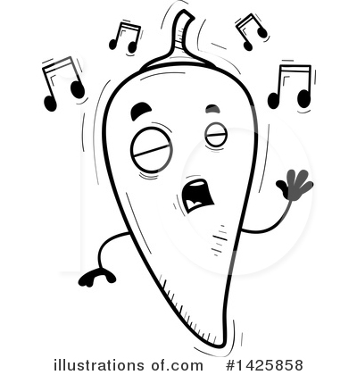 Royalty-Free (RF) Chile Pepper Clipart Illustration by Cory Thoman - Stock Sample #1425858