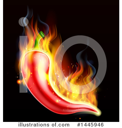 Burning Clipart #1445946 by AtStockIllustration