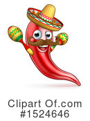 Chile Pepper Clipart #1524646 by AtStockIllustration
