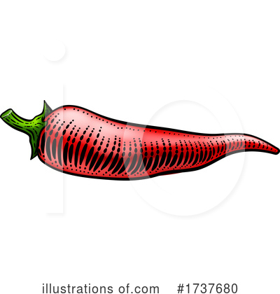 Chili Pepper Clipart #1737680 by AtStockIllustration