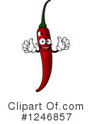 Chili Clipart #1246857 by Vector Tradition SM