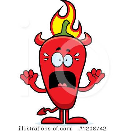 Chili Peppers Clipart #1208742 by Cory Thoman