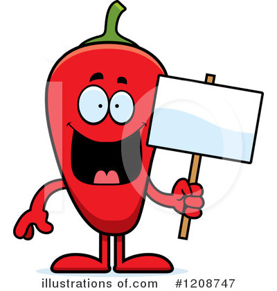 Royalty-Free (RF) Chili Pepper Clipart Illustration by Cory Thoman - Stock Sample #1208747