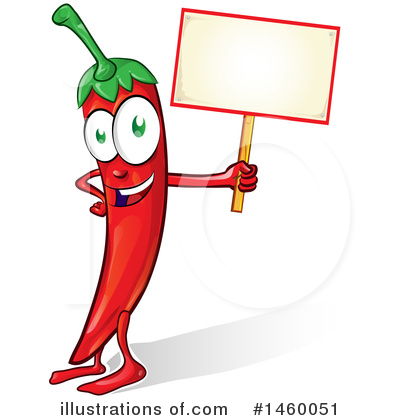 Royalty-Free (RF) Chili Pepper Clipart Illustration by Domenico Condello - Stock Sample #1460051