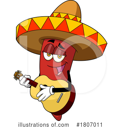 Chili Peppers Clipart #1807011 by Hit Toon