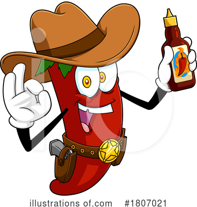 Cowboy Clipart #1807021 by Hit Toon