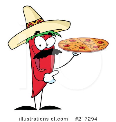 Royalty-Free (RF) Chili Pepper Clipart Illustration by Hit Toon - Stock Sample #217294