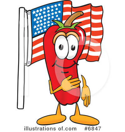 Royalty-Free (RF) Chili Pepper Clipart Illustration by Mascot Junction - Stock Sample #6847