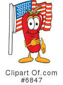 Chili Pepper Clipart #6847 by Mascot Junction
