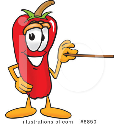 Chili Pepper Clipart #6850 by Mascot Junction