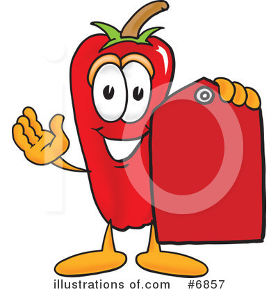 Chili Pepper Clipart #6857 by Mascot Junction