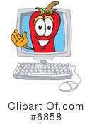 Chili Pepper Clipart #6858 by Mascot Junction