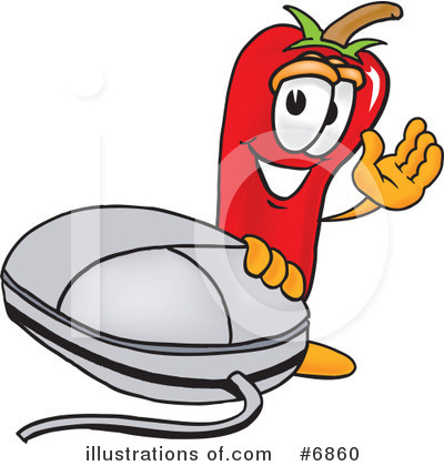 Chili Pepper Clipart #6860 by Mascot Junction