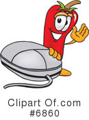 Chili Pepper Clipart #6860 by Mascot Junction