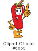 Chili Pepper Clipart #6863 by Mascot Junction