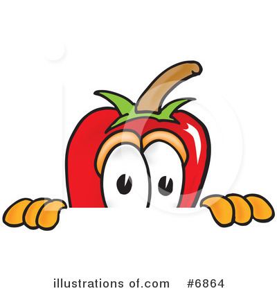 Chili Pepper Clipart #6864 by Mascot Junction