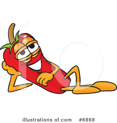 Royalty-Free (RF) Chili Pepper Clipart Illustration by Mascot Junction - Stock Sample #6868