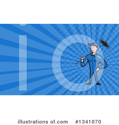 Chimney Sweep Clipart #1341070 by patrimonio