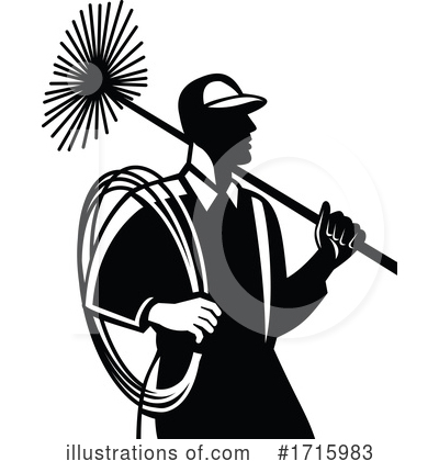 Chimney Sweep Clipart #1715983 by patrimonio
