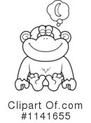 Chimpanzee Clipart #1141655 by Cory Thoman