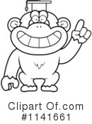 Chimpanzee Clipart #1141661 by Cory Thoman
