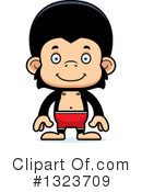 Chimpanzee Clipart #1323709 by Cory Thoman