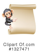 Chimpanzee Clipart #1327471 by AtStockIllustration