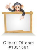 Chimpanzee Clipart #1331681 by AtStockIllustration