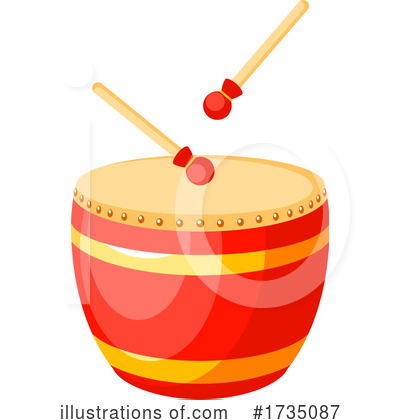 Drum Clipart #1735087 by Vector Tradition SM