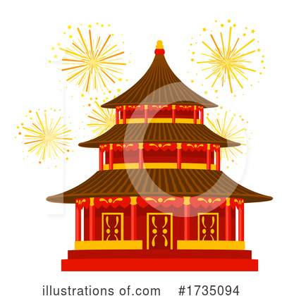 Pagoda Clipart #1735094 by Vector Tradition SM