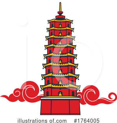 Pagoda Clipart #1764005 by Vector Tradition SM