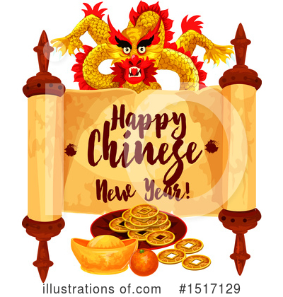 Royalty-Free (RF) Chinese New Year Clipart Illustration by Vector Tradition SM - Stock Sample #1517129