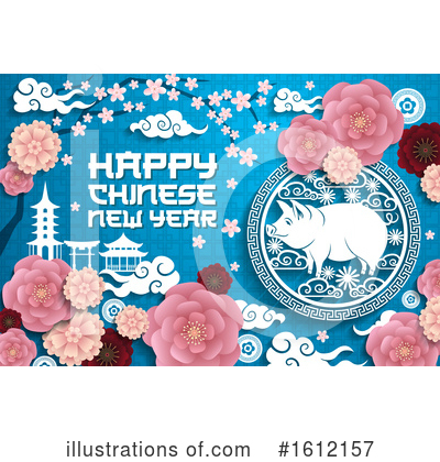 Royalty-Free (RF) Chinese New Year Clipart Illustration by Vector Tradition SM - Stock Sample #1612157