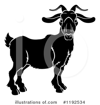 Year Of The Goat Clipart #1192534 by AtStockIllustration