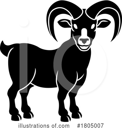 Year Of The Goat Clipart #1805007 by AtStockIllustration