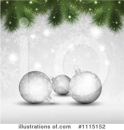 Royalty-Free (RF) Chjristmas Bauble Clipart Illustration by KJ Pargeter - Stock Sample #1115152