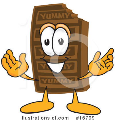 Chocolate Character Clipart #16799 by Mascot Junction