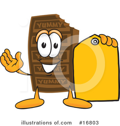 Royalty-Free (RF) Chocolate Character Clipart Illustration by Mascot Junction - Stock Sample #16803
